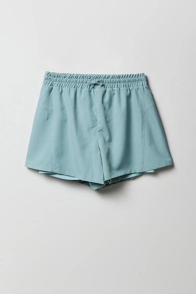 Girls Active Drawstring Short