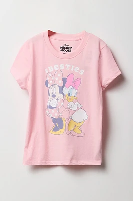 T-shirt à imprimé Minnie & Daisy Besties pour fille