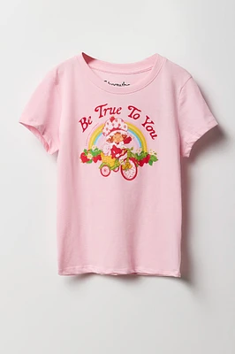 T-shirt à imprimé Strawberry Shortcake pour fille