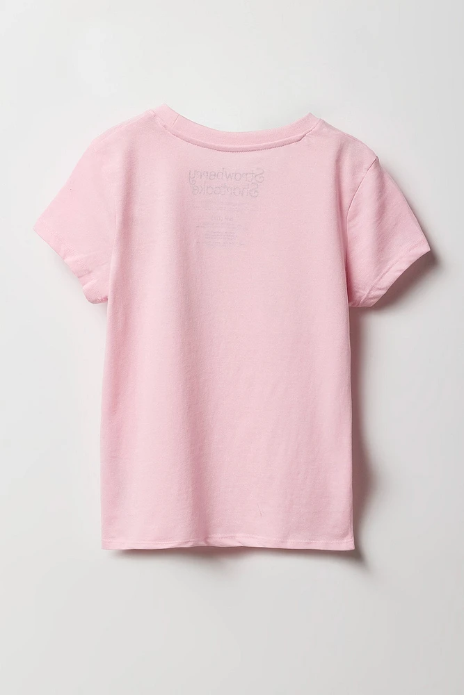 T-shirt à imprimé Strawberry Shortcake pour fille