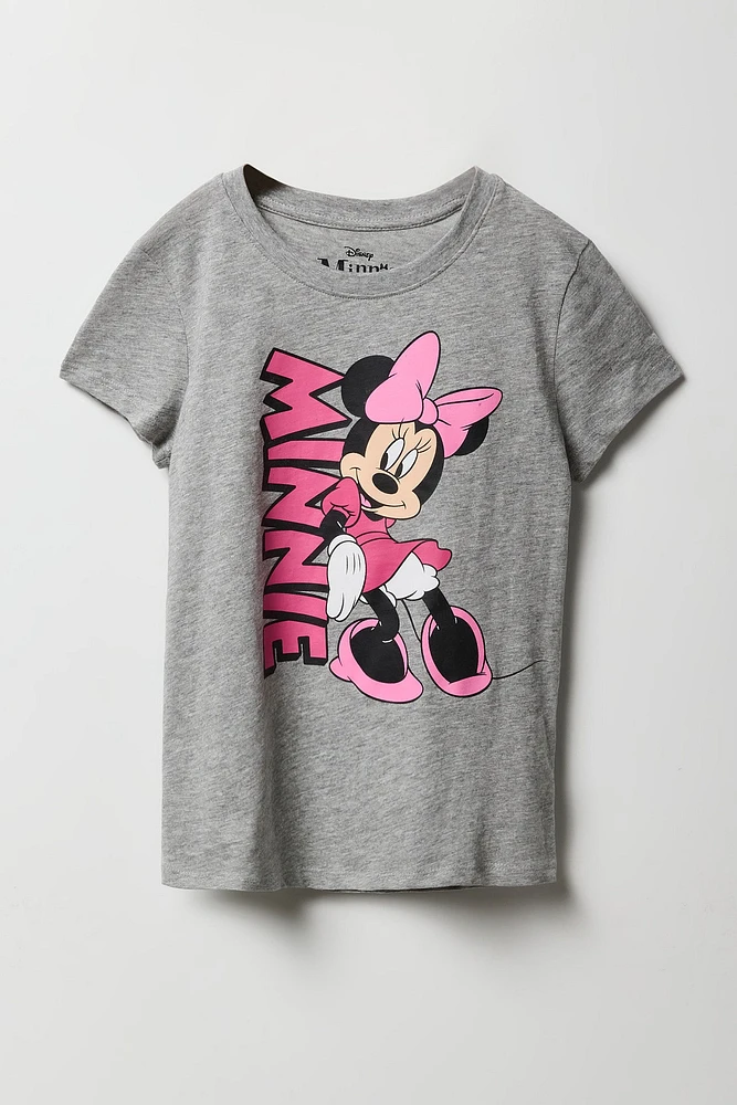 T-shirt à imprimé Minnie Mouse pour fille