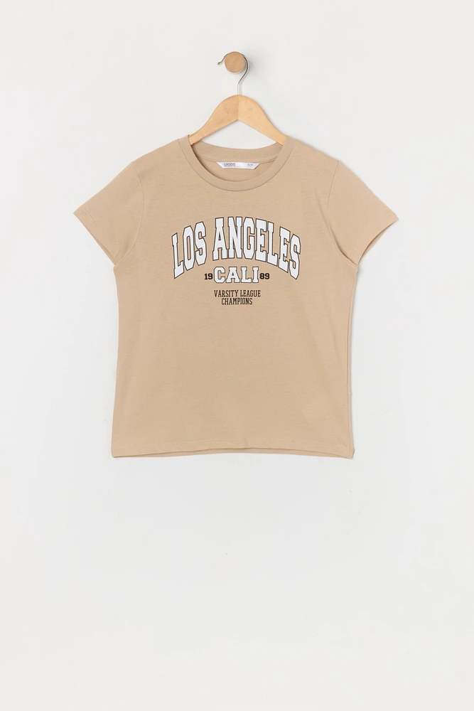 T-shirt Ã  imprimÃ© Los Angeles pour fille