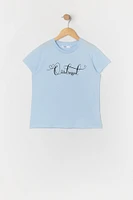 T-shirt à imprimé Overdressed pour fille