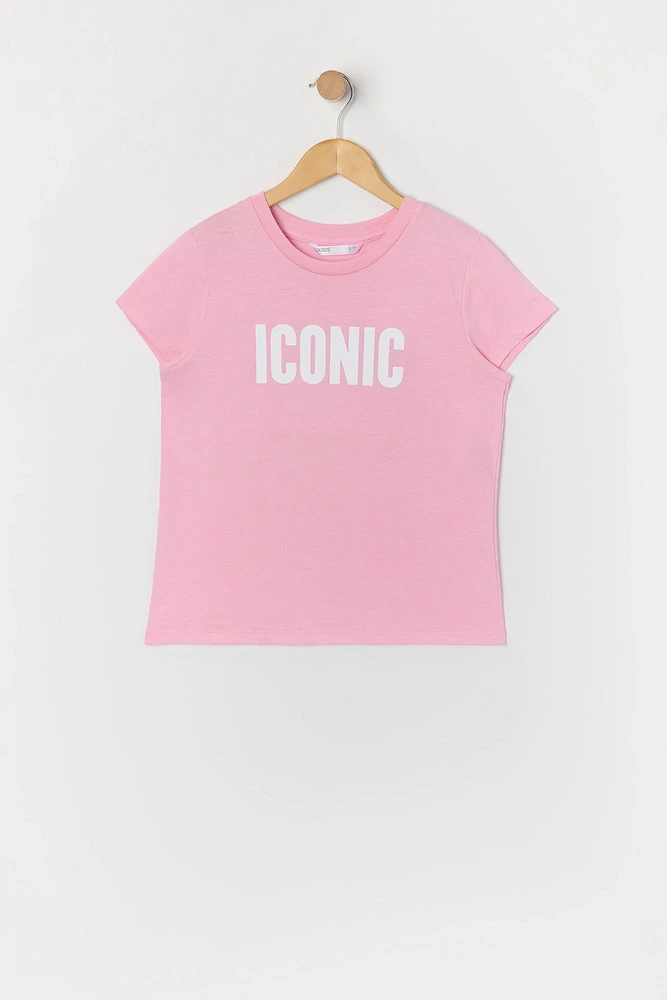 T-shirt Ã  imprimÃ© Iconic pour fille