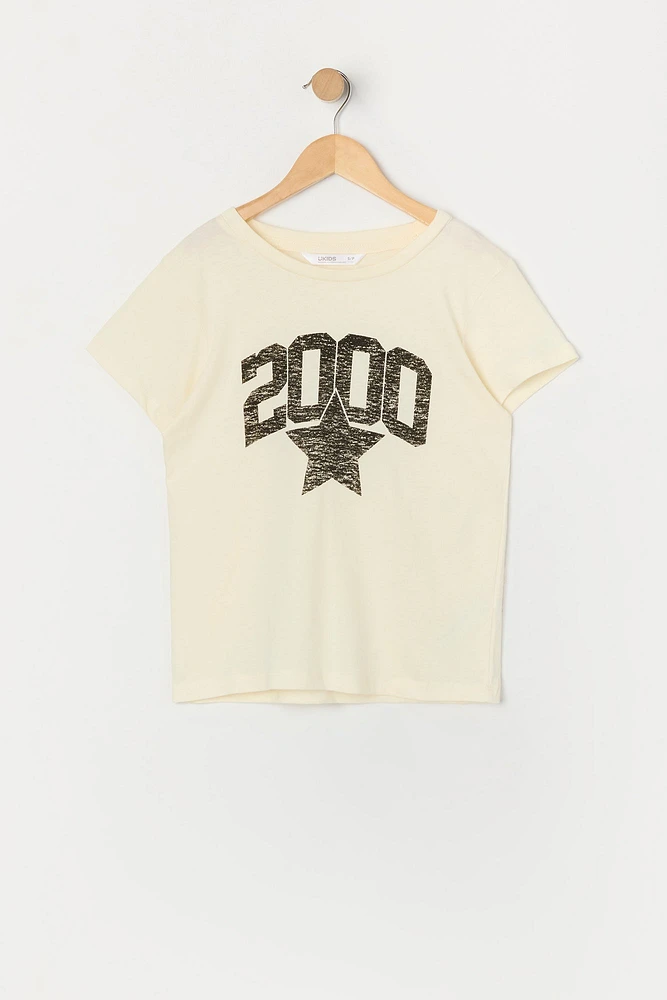 T-shirt à imprimé 2000 Star pour fille