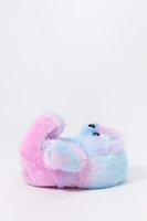 Girls 3D Bear Plush Slipper