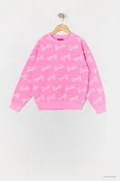 Barbie™ Girls Printed Fleece Sweatshirt
