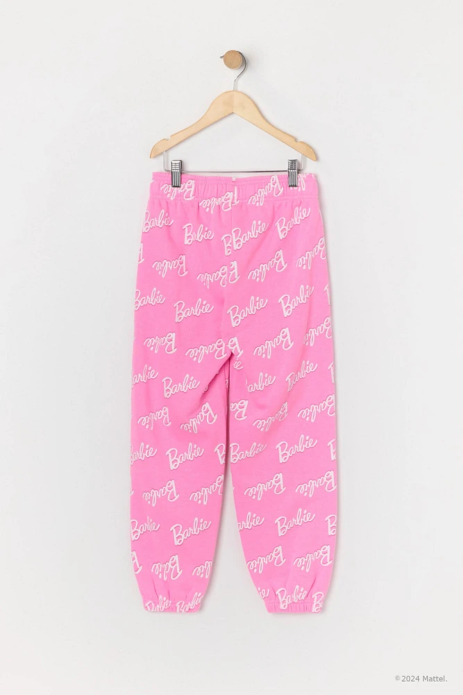 Barbie™ Girls Printed Fleece Jogger