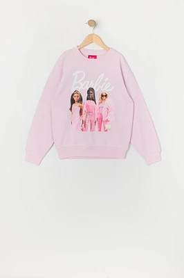 Barbieâ¢ Girls Friends Graphic Fleece Sweatshirt