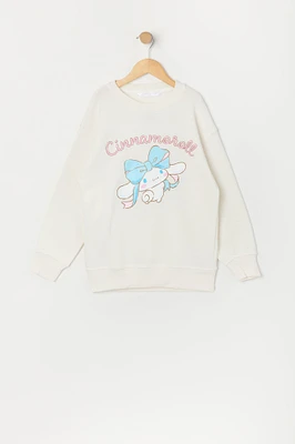 Chandail en molleton Ã  imprimÃ© Cinnamoroll pour fille