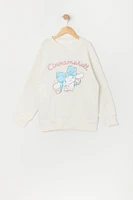 Chandail en molleton à imprimé Cinnamoroll pour fille