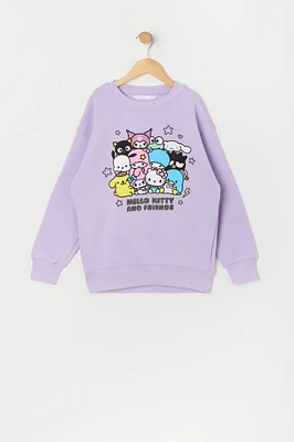 Girls Hello Kitty and Friends Graphic Fleece Sweatshirt