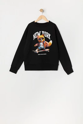 Boys New York Fleece Sweatshirt