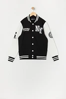 Boys Graphic Varsity Jacket