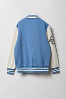 Blouson de style universitaire en molleton avec motif brodé City pour enfants