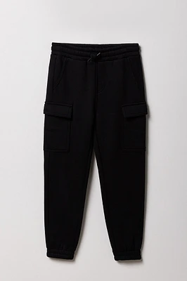 Boys Classic Fleece Cargo Jogger