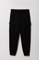 Boys Classic Fleece Cargo Jogger