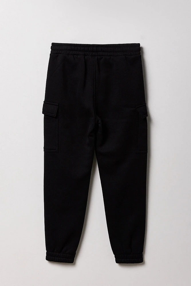Boys Classic Fleece Cargo Jogger