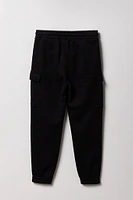 Boys Classic Fleece Cargo Jogger