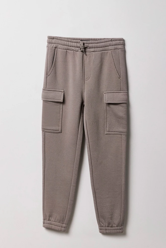 Jogger cargo en molleton classique pour garçon