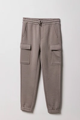Jogger cargo en molleton classique pour garçon