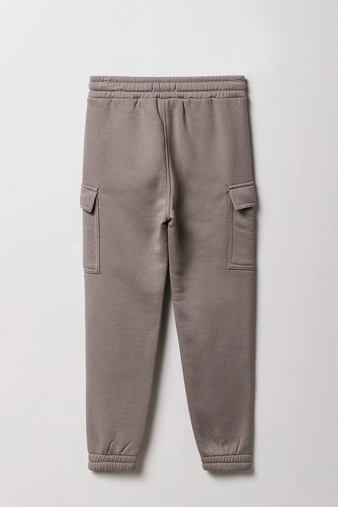 Jogger cargo en molleton classique pour garçon
