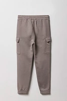Jogger cargo en molleton classique pour garçon