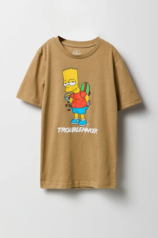 Boys Bart Simpson Graphic T-Shirt