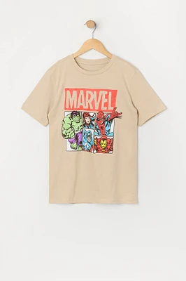 T-shirt à imprimé Marvel pour garçon