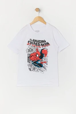 T-shirt à imprimé Amazing Spider-Man pour garçons