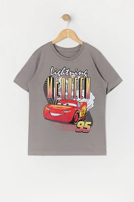 T-shirt Ã  imprimÃ© Lightning McQueen pour garÃ§ons