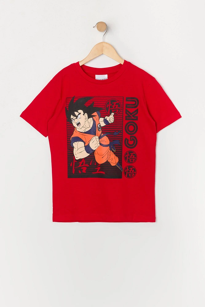 T-shirt Ã  imprimÃ© Goku pour garÃ§on