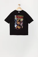 T-shirt à imprimé Freddy's Fantasy Come to Life pour garçons