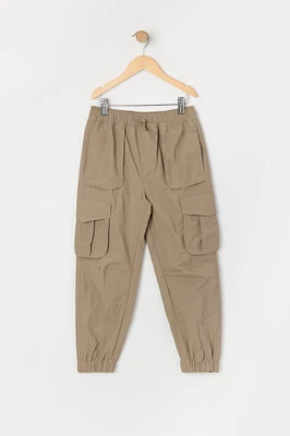 Jogger cargo en nylon pour garçon