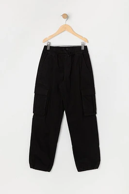 Boys Twill Cargo Jogger