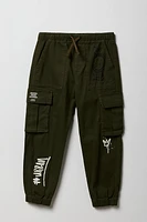 Jogger cargo à imprimé graffitis pour garçon