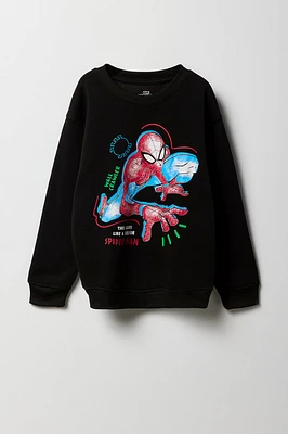 Boys Spiderman Graphic Sweatshirt