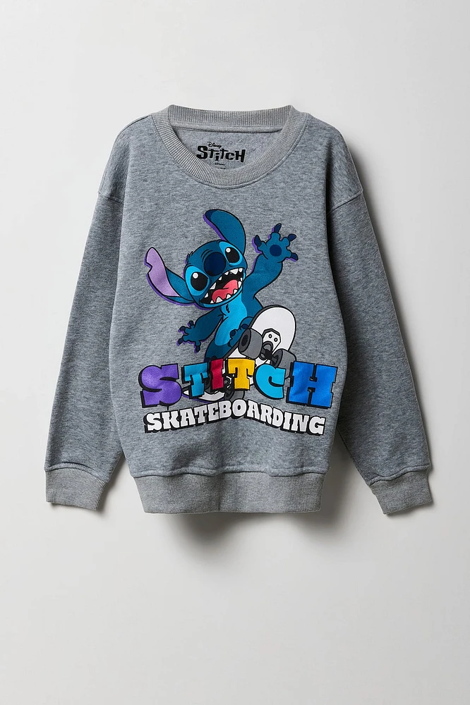 Chandail Ã  imprimÃ© Skateboarding Stitch pour garÃ§on