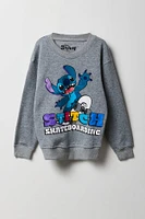 Chandail à imprimé Skateboarding Stitch pour garçon