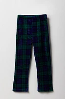 Boys Plaid Plush Pajama Pant