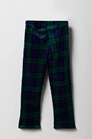 Boys Plaid Plush Pajama Pant