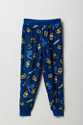 Pantalon de pyjama en peluche Ã  imprimÃ© Minion pour garÃ§on