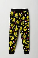 Pantalon de pyjama en peluche Ã  imprimÃ© Pokemon pour garÃ§on