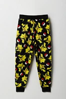 Pantalon de pyjama en peluche Ã  imprimÃ© Pokemon pour garÃ§on