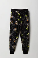 Pantalon de pyjama en peluche à imprimé Naruto pour garçon