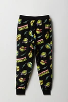 Pantalon de pyjama en peluche Ã  imprimÃ© Ninja Turtle pour garÃ§on