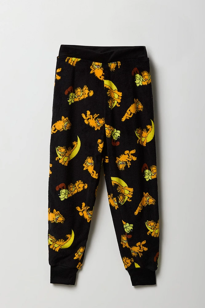 Pantalon de pyjama en peluche Ã  imprimÃ© Garfield pour garÃ§on