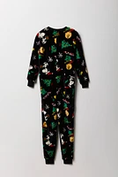 Boys Charlie Brown Christmas Plush Onesie