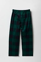 Boys Plaid Print Pajama Pant