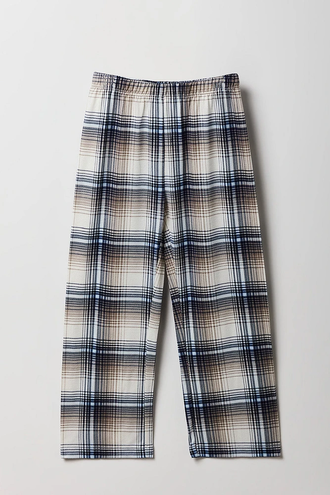 Pantalon de pyjama à carreaux pour garçons